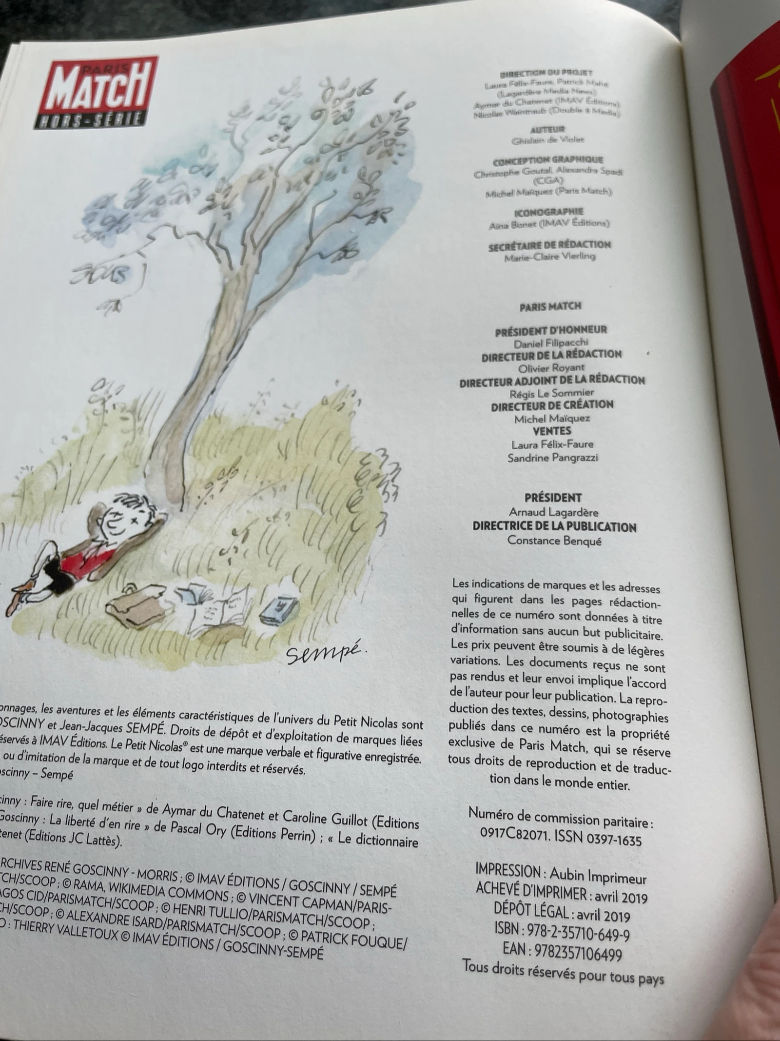 Paris Match de kleine Nicolas van A tot Z 60ste verjaardag – photo 5